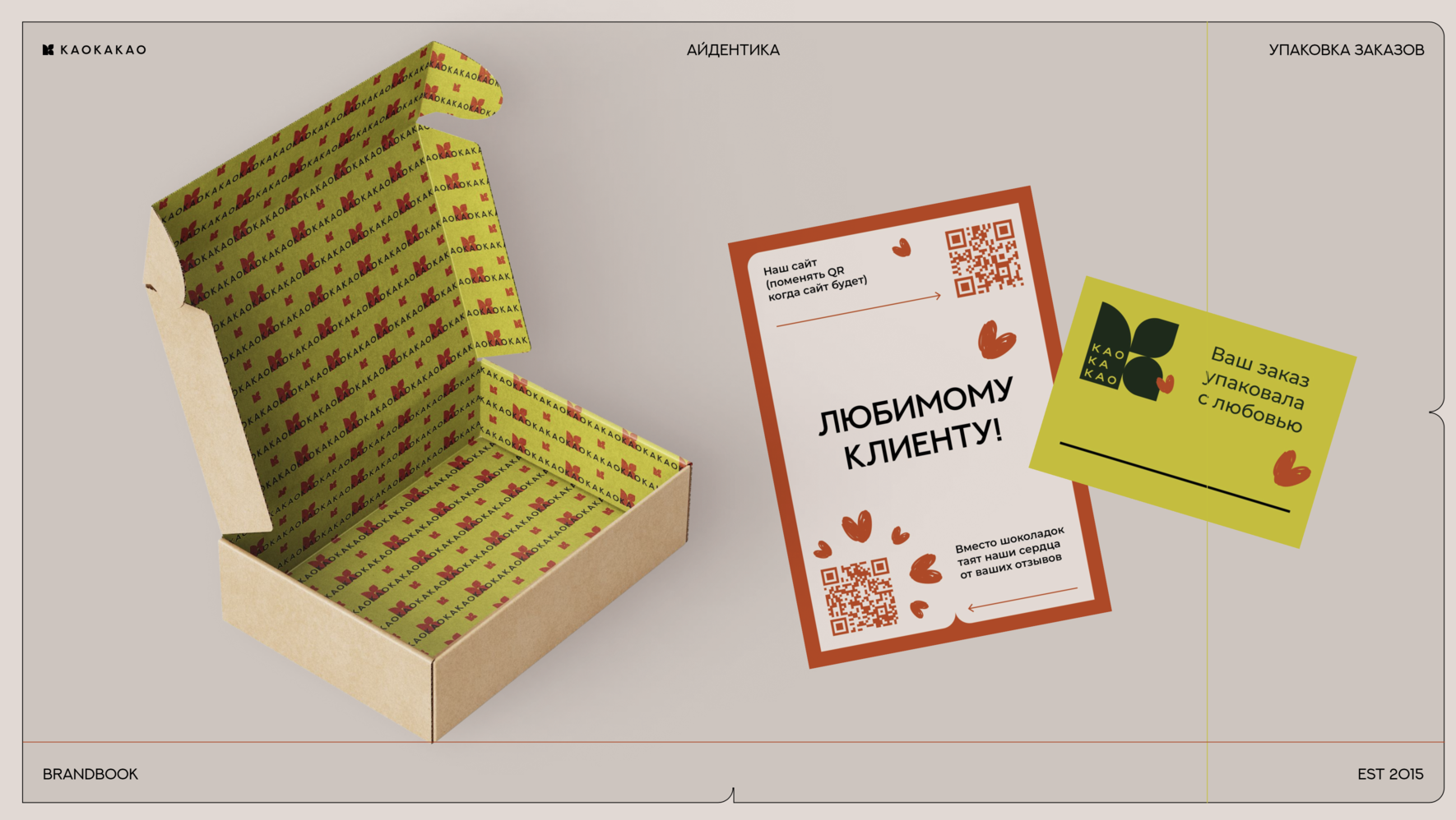 разработка фирменной коробки